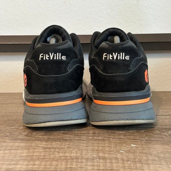 Fitville Marca Rebound Men's Athletic Training Shoes Size 10 Extra Wide Black - Picture 4 of 8